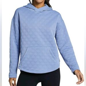 Eddie Bauer Travex hoodie, metal blue, womens size Large